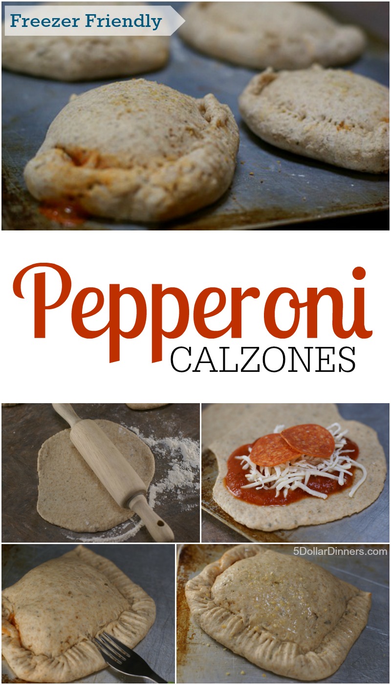 Pepperoni Calzones from 5DollarDinners.com