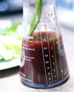 Homemade Vinaigrette Dressing