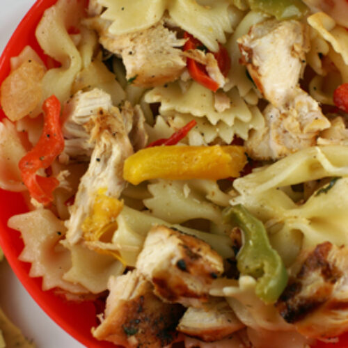 Grilled Chicken Fajita Pasta 5 Dinners Budget Recipes, Meal Plans