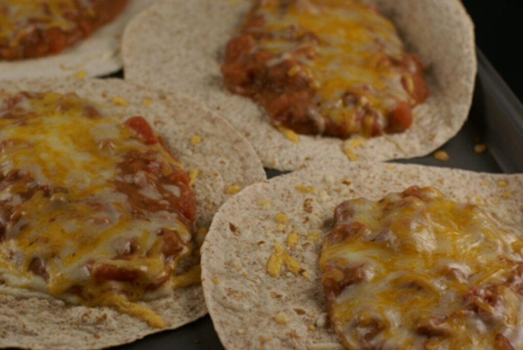 Spicy Bean and Cheese Tacos