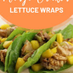 mango chicken lettuce wraps