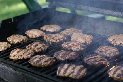 Batch Grilling Burgers on $5 Dinners