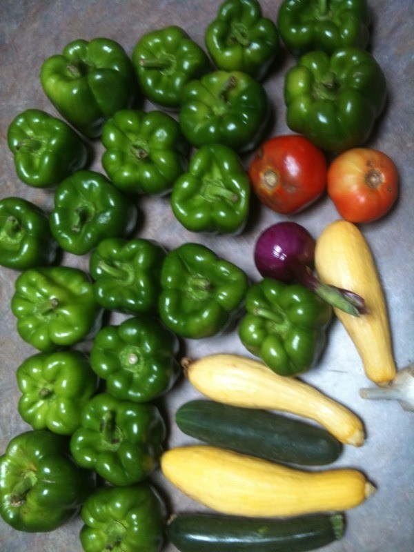 how to cut a green pepper