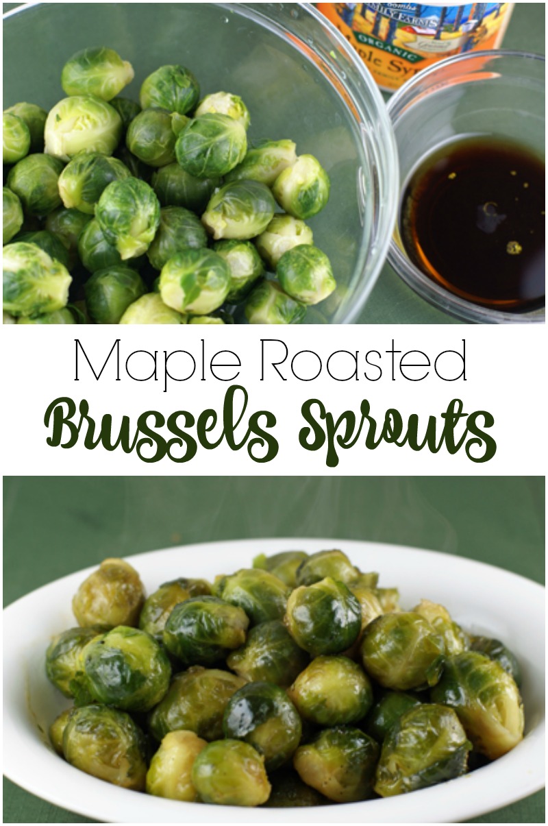 maple roasted brussels sprouts