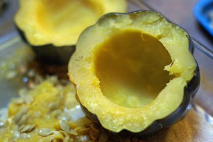 Roasted Acorn Squash + Dish Saving Hack on $5 Dinners