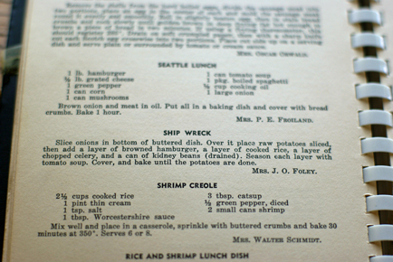 Ship Wreck Casserole - Vintage Recipe