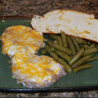 Cheesy Pork Chops from 5DollarDinners.com