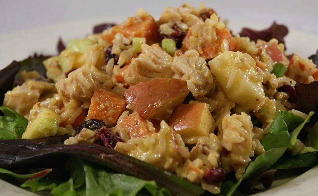 Curried Turkey Salad ~ a perfect Thanksgiving leftovers recipe | 5DollarDinners.com