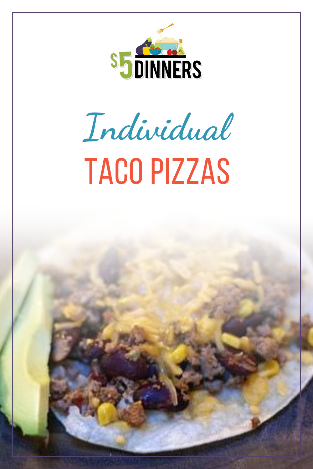 individual taco pizzas