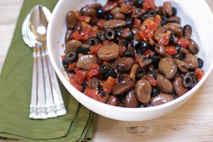 mediterranean fava bean salad