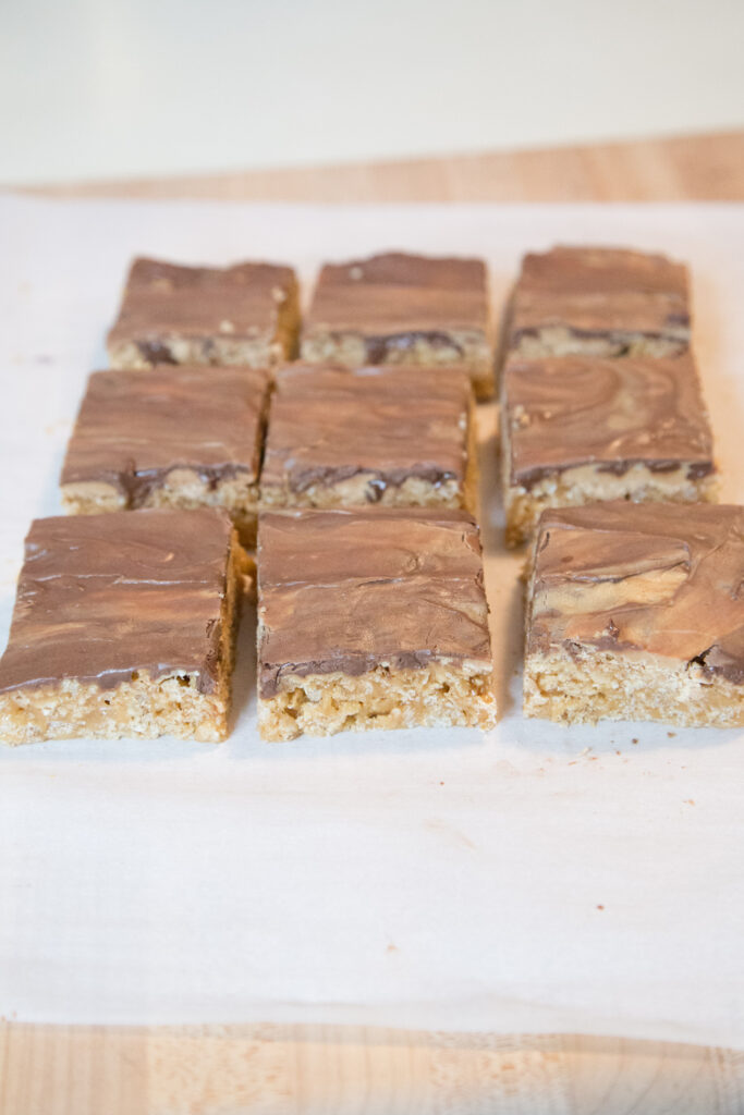 Peanut Butter Chocolate Special K Bars