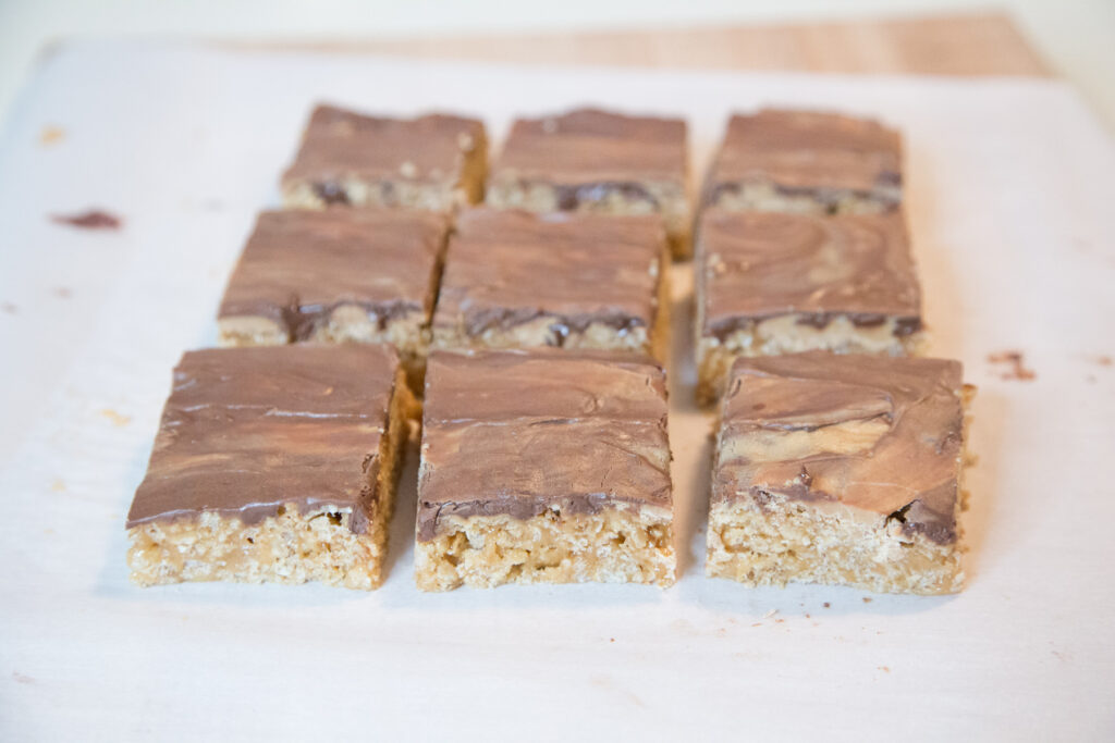 Peanut Butter Chocolate Special K Bars