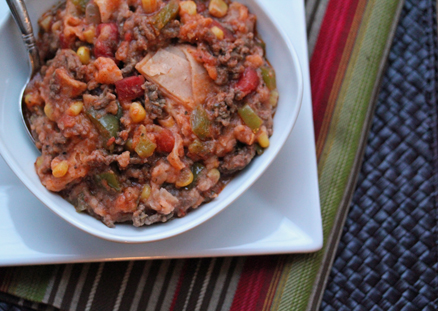 beef tamale skillet dinner