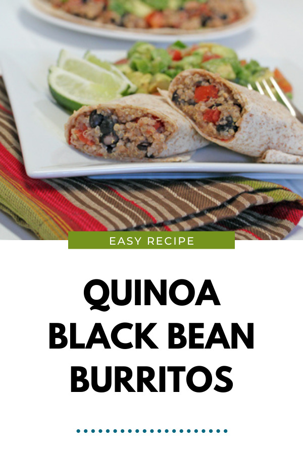 quinoa black bean burritos