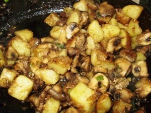 Sauteed Mushrooms and Potatoes