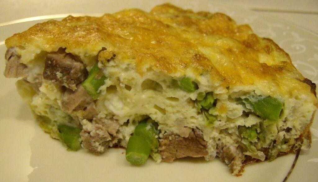Steak and Asparagus Frittata 5 Dinners Budget Recipes, Meal Plans