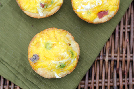 quiche biscuit cups