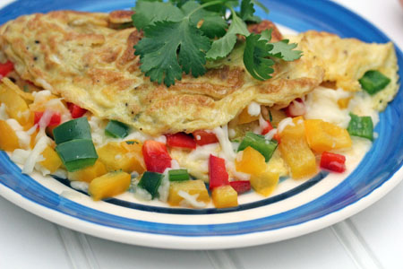 spicy mexican omelet