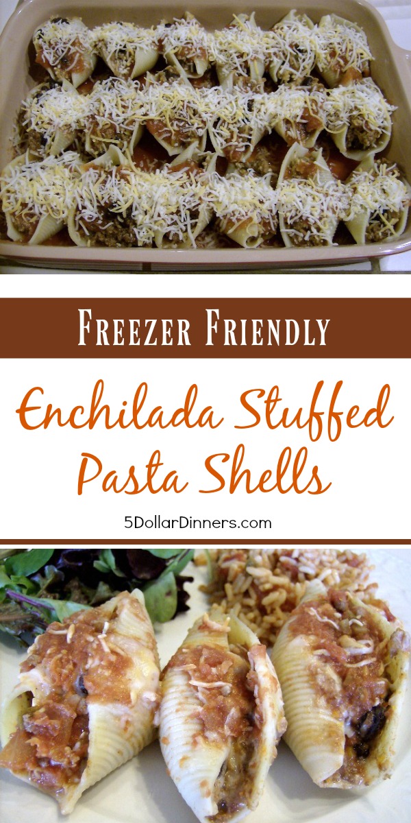 Enchilada Stuffed Pasta Shells