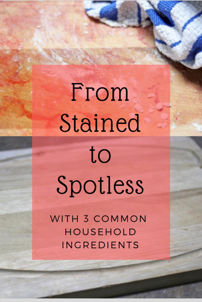 How to Clean Your Stained Cutting Boards on $5 Dinners