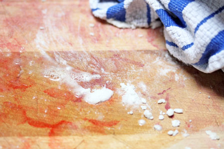 How to Clean Your Stained Cutting Boards on $5 Dinners