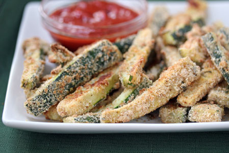 baked zucchini sticks