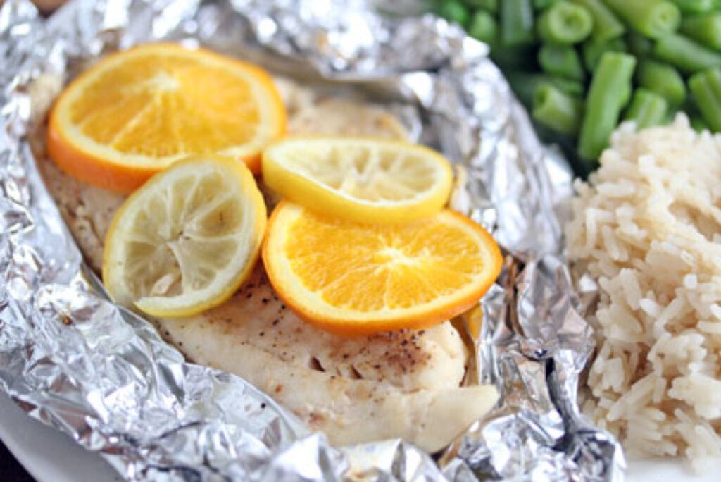 Grilled Citrus Tilapia Packets 5 Dinners Budget Recipes, Meal