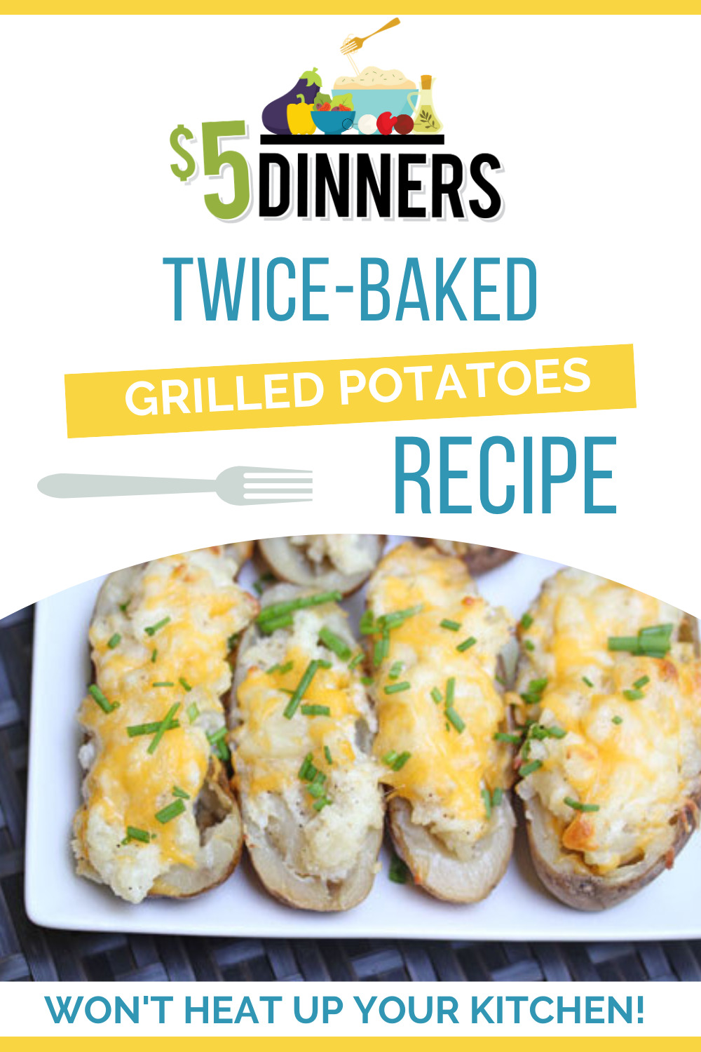 twice baked grilled potatoes