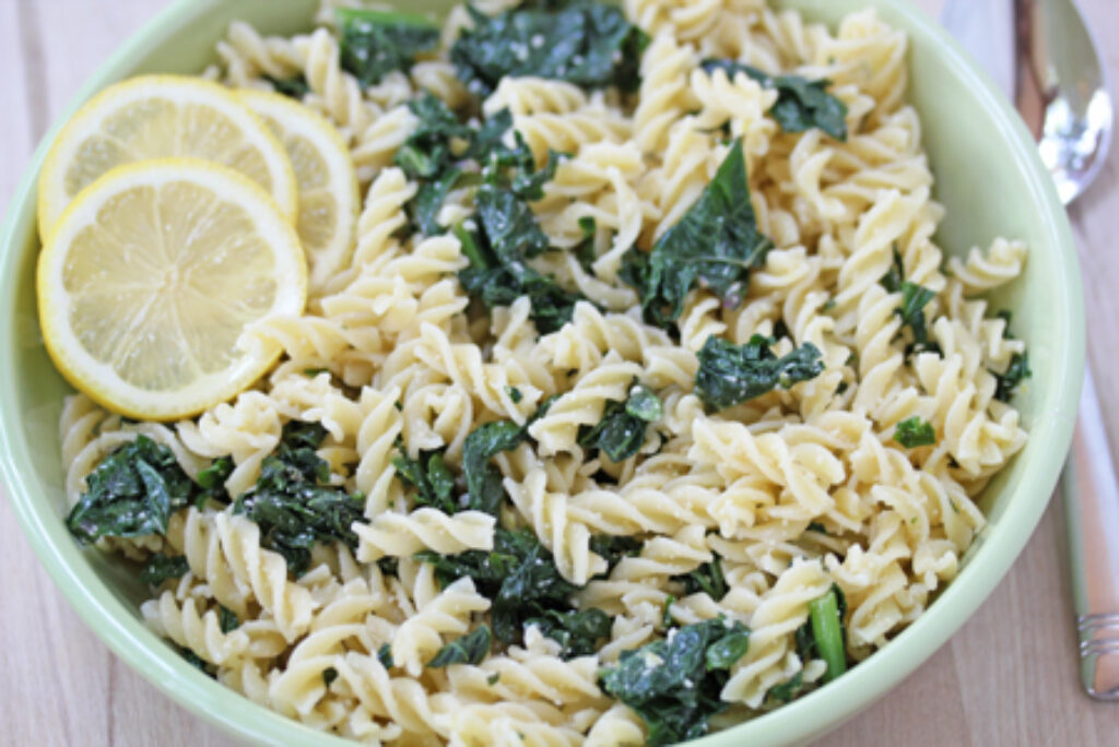 Pasta with Kale, Lemon and Parmesan 5 Dinners