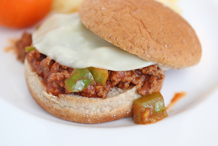 cheesesteak sloppy joes