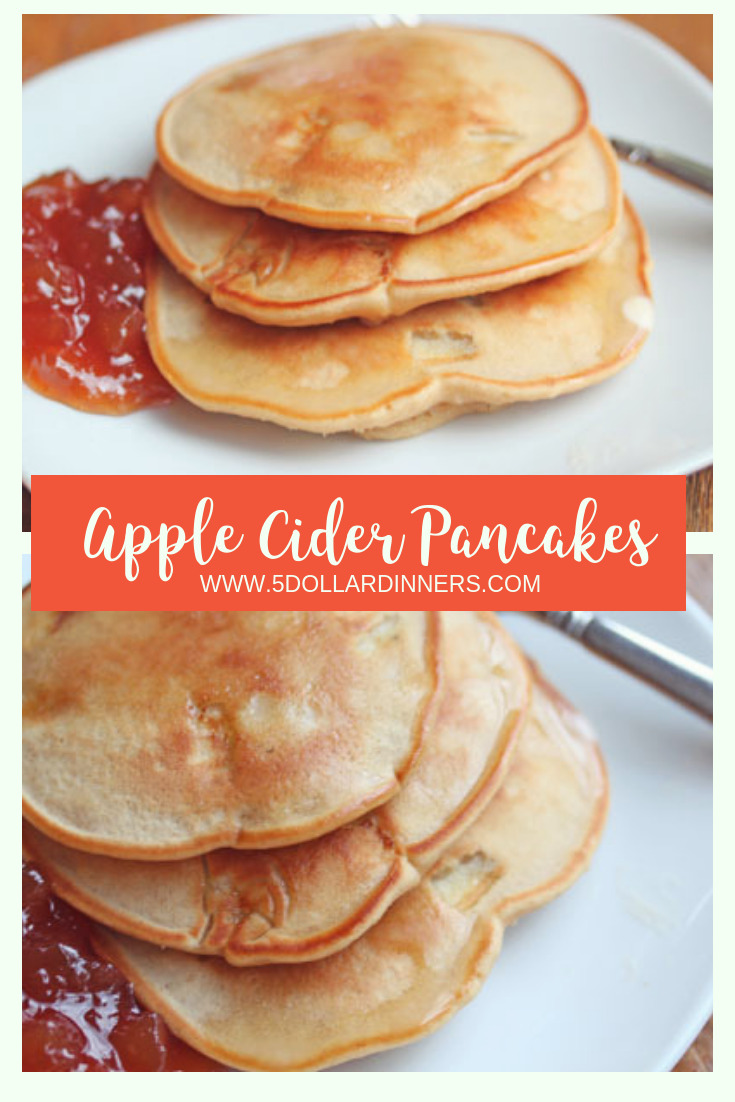 Apple Cider Pancakes