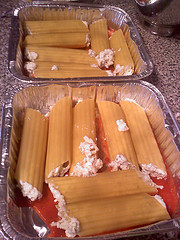 three cheese manicotti