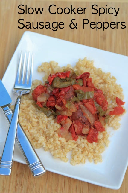 Slow Cooker Sausage and Peppers Recipe | 5DollarDinners.com