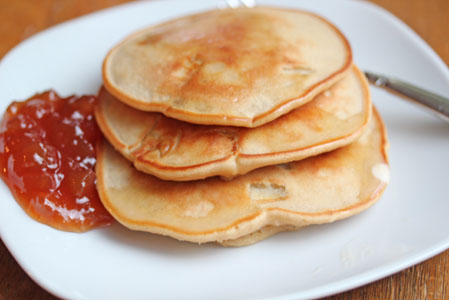 apple cider pancakes