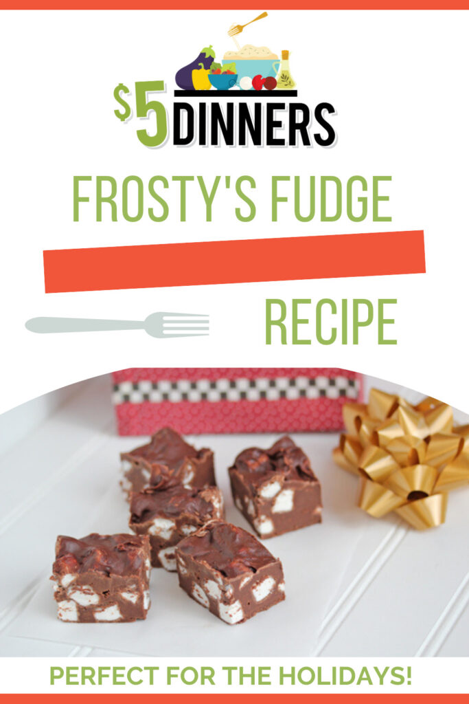 Frosty's Fudge 5 Dinners Budget Recipes, Meal Plans, Freezer Meals