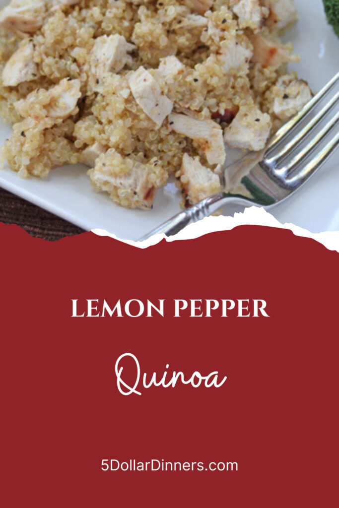 lemon pepper quinoa