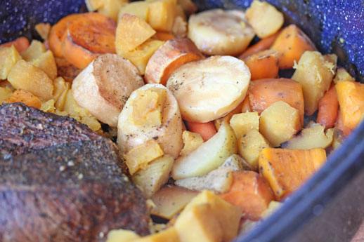 Beef Roast Winter Vegetables