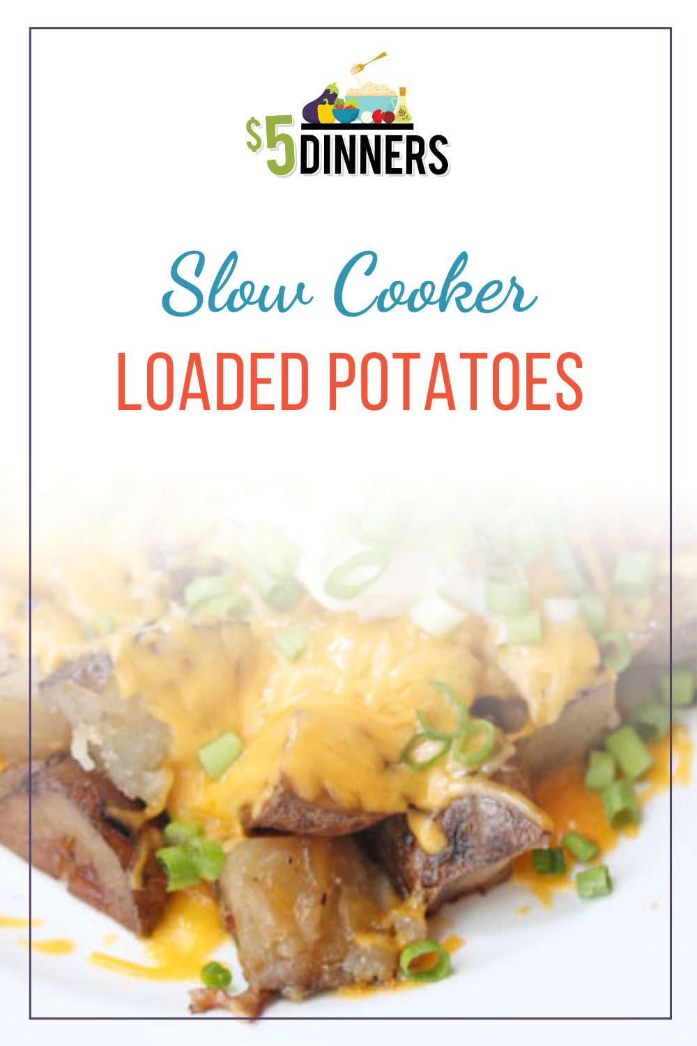 slow cooker loaded potatoes