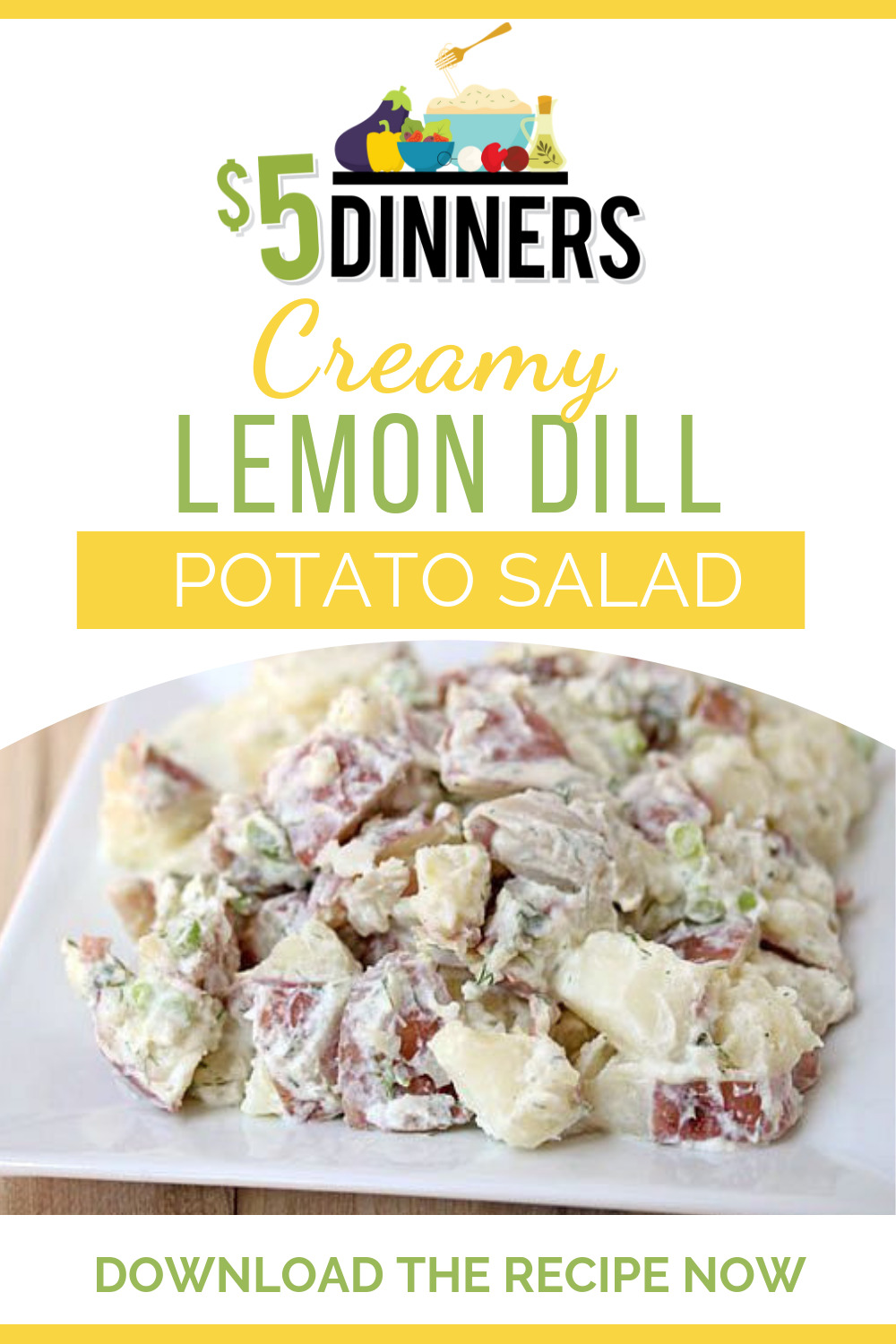 creamy lemon dill potato salad recipe