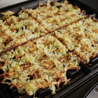 hashbrowns with yellow squash