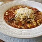 Slow cooker recipe for taco soup