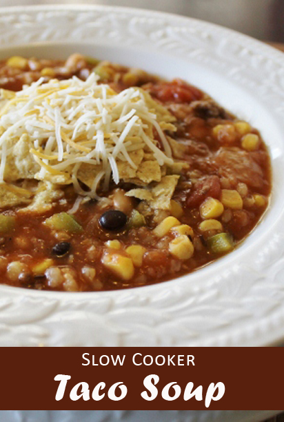 Slow Cooker Taco Soup | 5DollarDinners.com