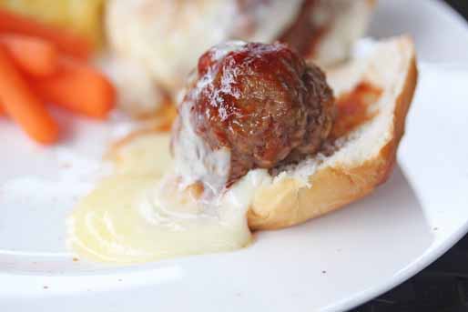 bbq meatball sliders