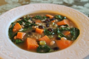 Asian Sweet Potato and Rice Soup Recipe