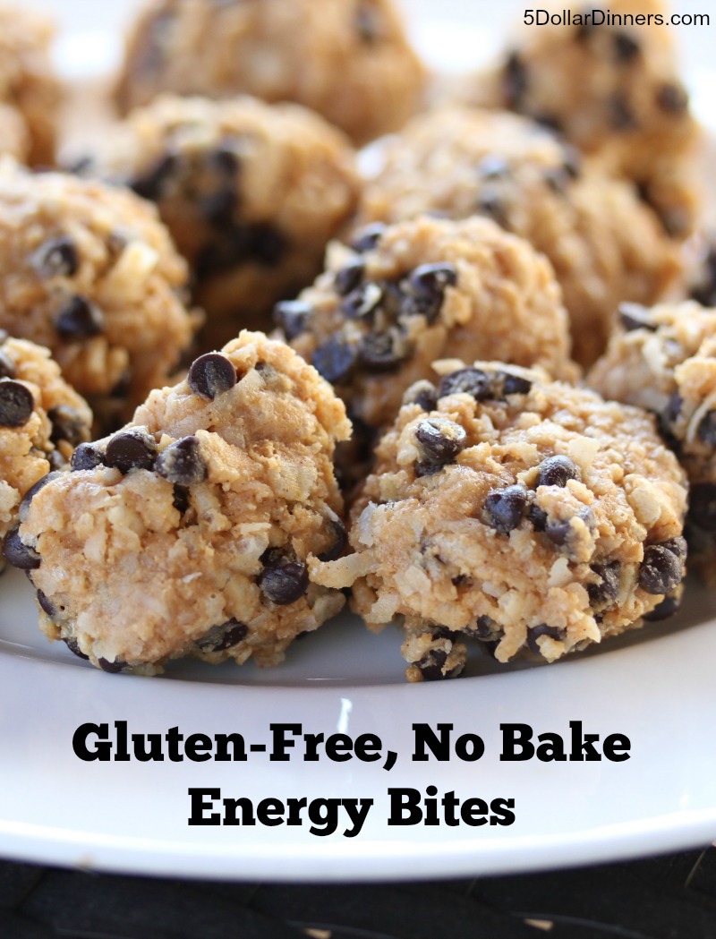 Gluten Free No Bake Energy Bites | 5DollarDinners.com