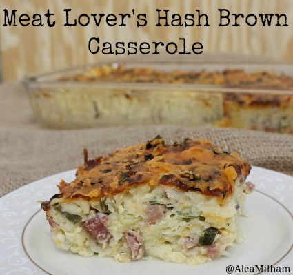 meat lover's hash brown casserole
