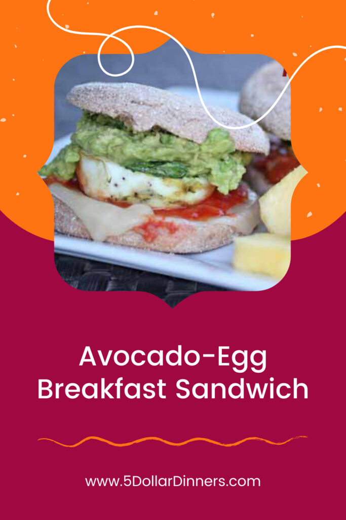 avocado egg breakfast sandwich