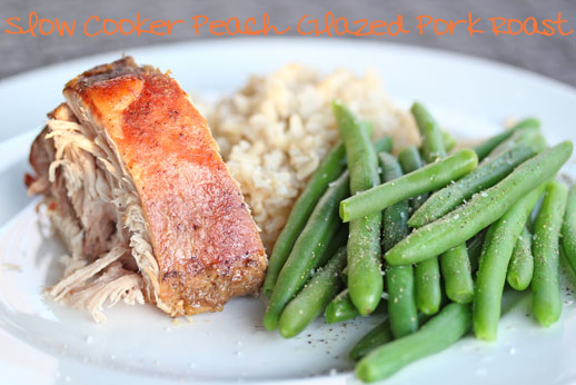 Peach Glazed Pork Roast