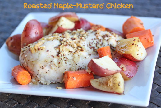 Roasted Maple Mustard Chicken