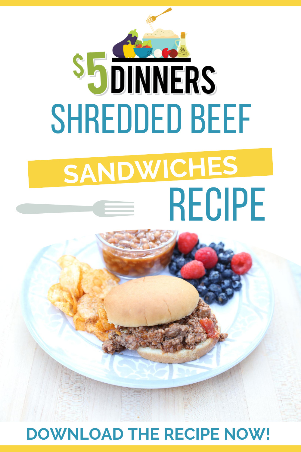 slow cooker shredded beef sandwiches